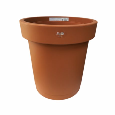 BABA 450 PLASTIC POT H45 x W45CM BROWN