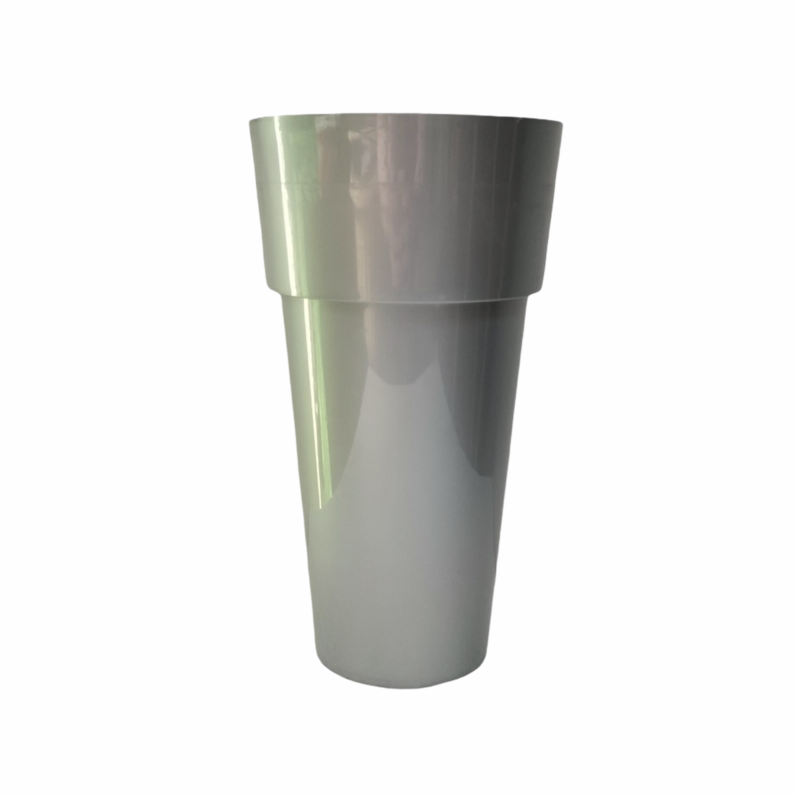 FLOWER-POT-H25-W14CM-SILVER