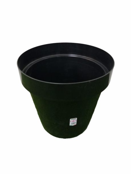 IDEL CLASSIC POT WITH SAUCER H45 X W50CM BLACK