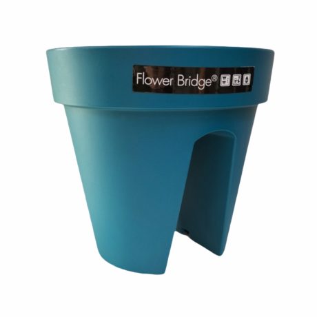 PURE FLOWER BRIDGE H29 x 32CM BLUE