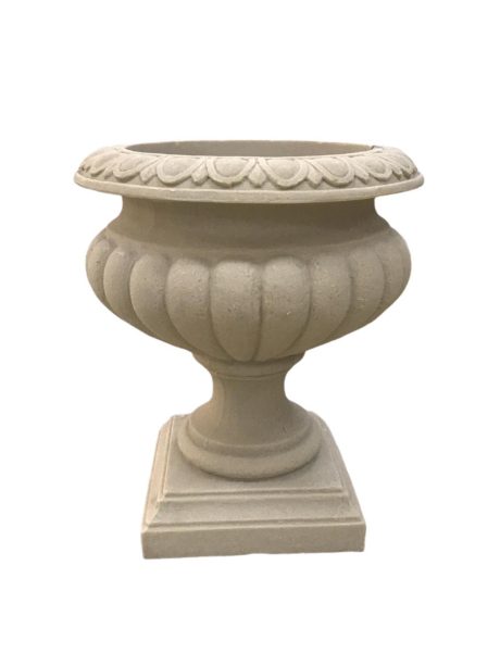 Luxo Lime Stone Fiber Pot H69cmxW62cm KENPC03