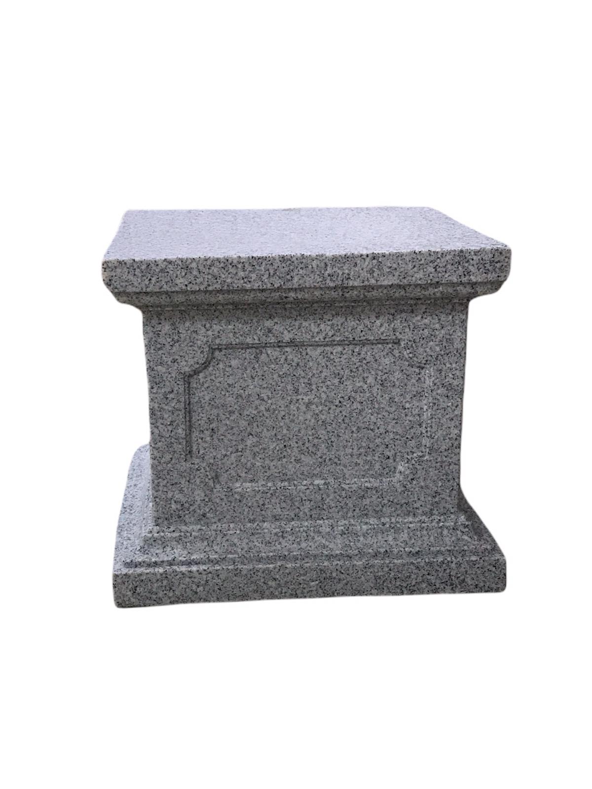 Samo Gray Stone Pot Stand H37.5cm