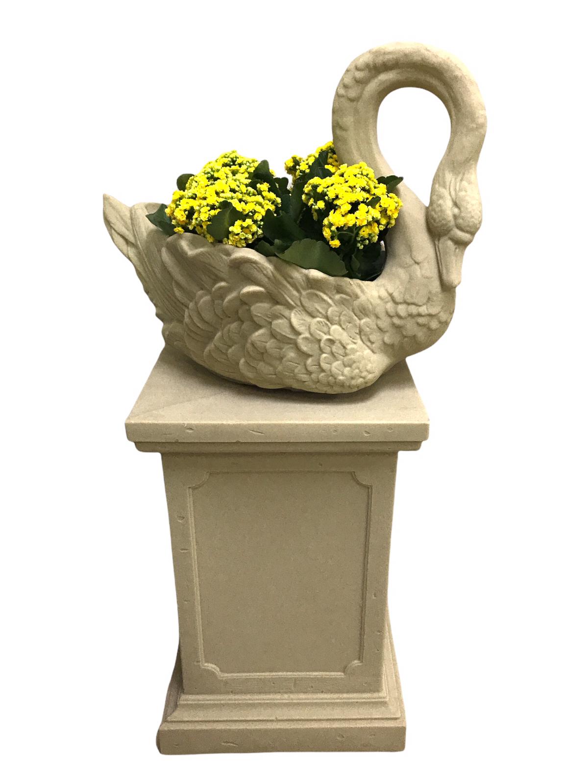 Samo Lime Stone Pot Stand H70.5cm