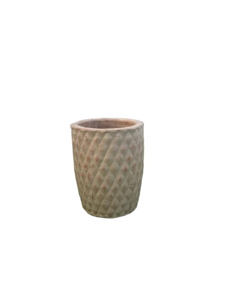 CERAMIC POT BEIGE 25X28CM