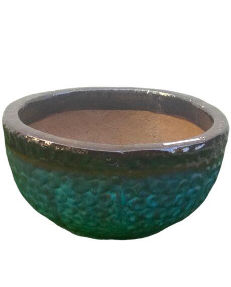 CERAMIC POT TWO COLOR 63X27CM