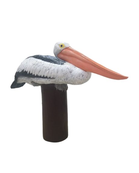 PELICAN ON POST H70 x L95cm