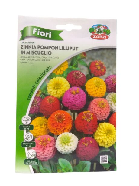 ZORZI ZINNIA SMALL MIXED 1gr. BGFZIN001