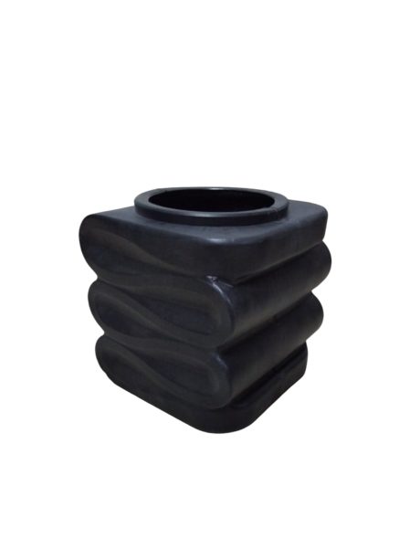 Plastic Pots Comel H25xW24cm Black