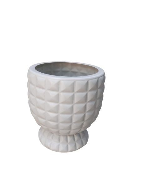 Plastic Pot Demont Cup H45xW39cm White
