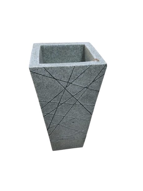 KFG Prossimo Fiber Pot H65xW33 gray stone