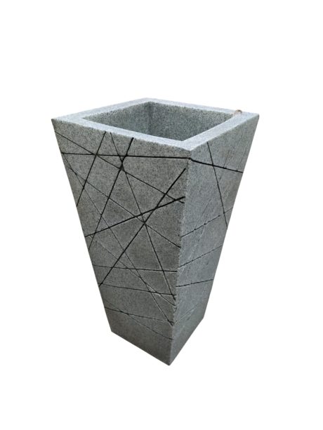 KFG Prossimo Fiber Pot H100xW52 gray stone