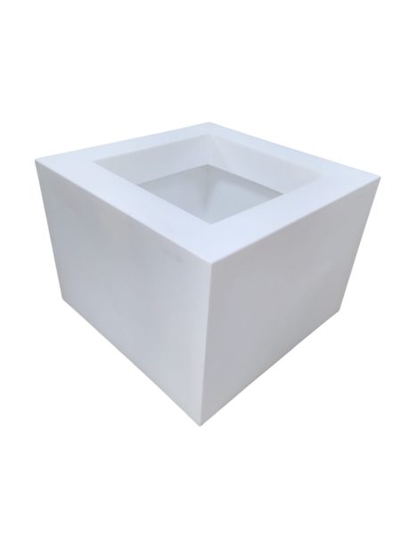 Quadro Fiber Pot White H40xW50CM