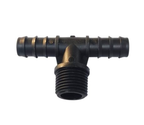 Tee 13mm Barbed Threaded