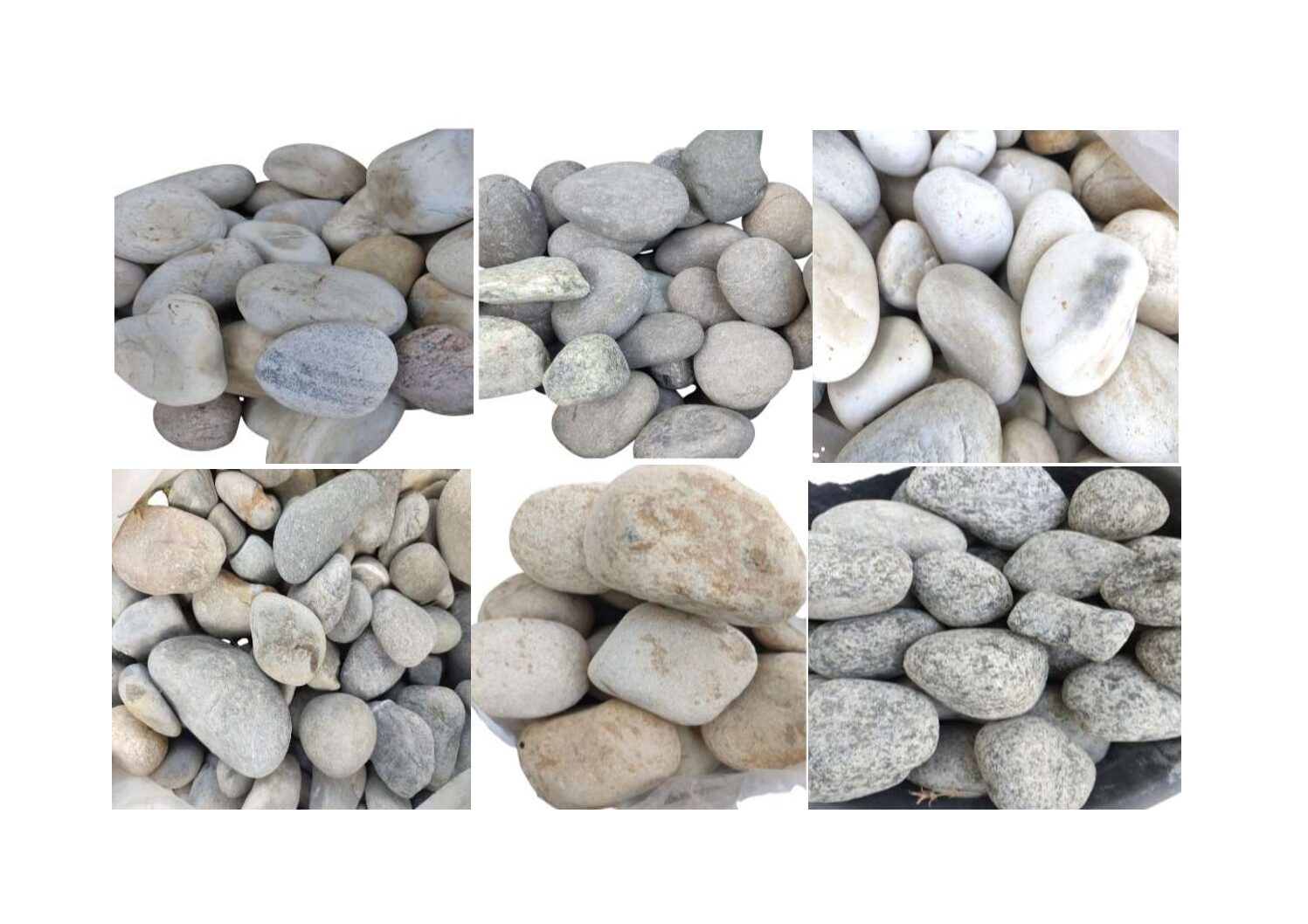 Pebble Stones Tumbled Mixed 25-50mm, 50-75mm, 75-100mm 25kg Bag