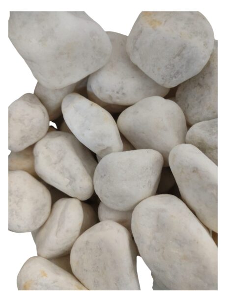 Pebble A Tumbled White 5-8cm 20kg