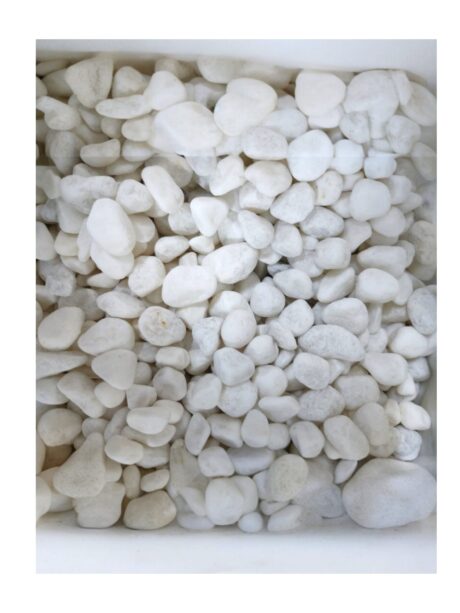 Pebble A Tumbled White 0.8-1.2mm 20kg Bag